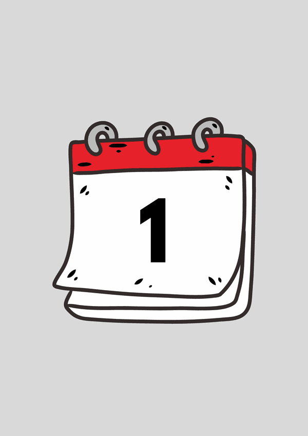 eine Illustration von einem Kalender
